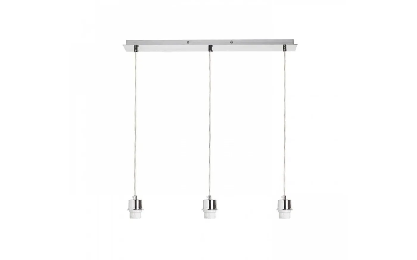 More Taklampa 60cm 3L Krom