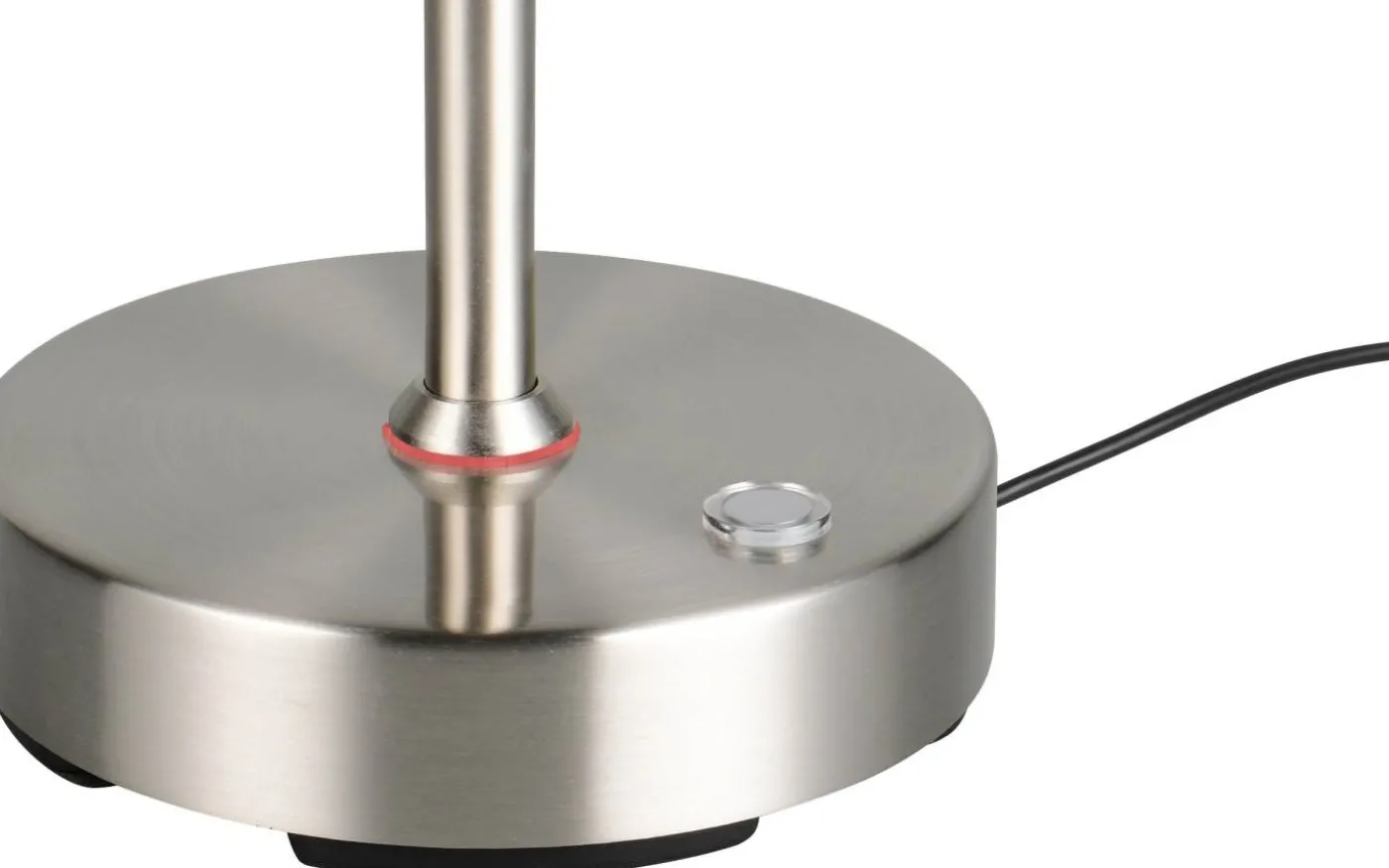 Moreno Skrivbordslampa LED i borstat stål, uppladdningsbar