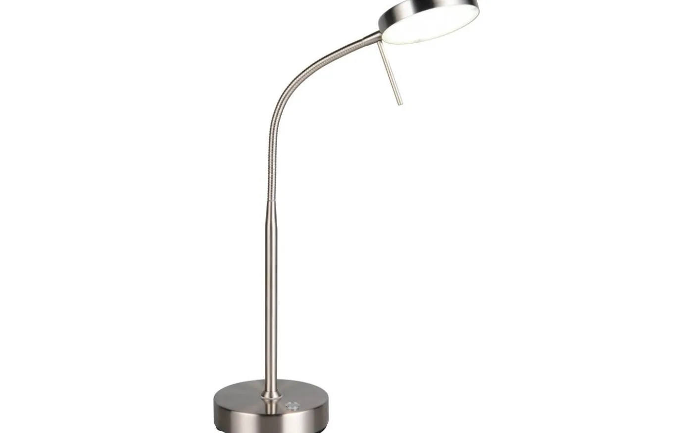 Moreno Skrivbordslampa LED i borstat stål, uppladdningsbar