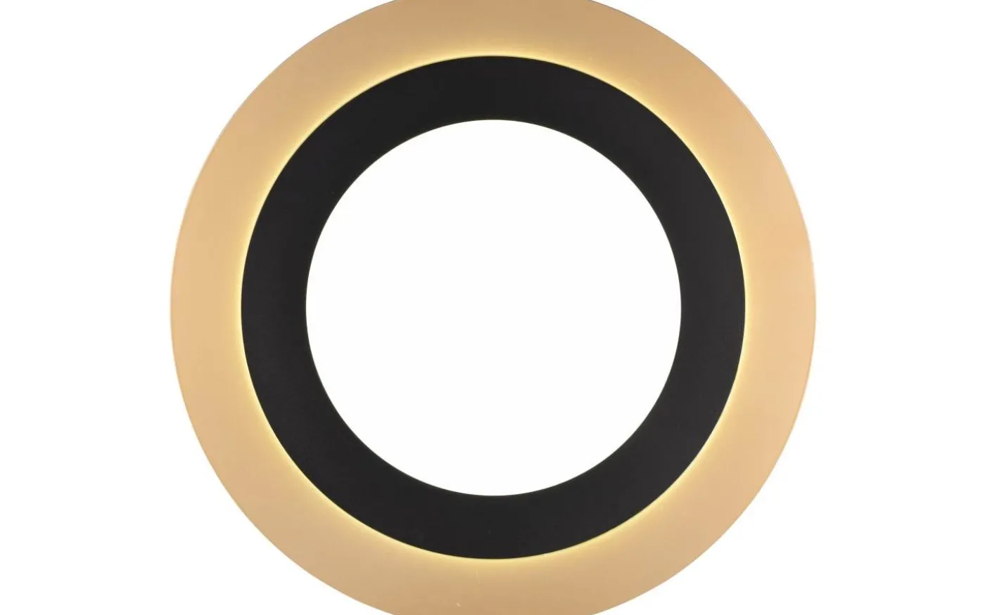 Morgan Plafond LED 45cm matt svart/guld