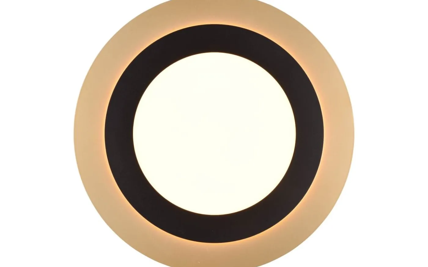 Morgan Plafond LED 45cm matt svart/guld