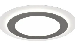 Morgan Plafond LED 45cm vit/borstad stål