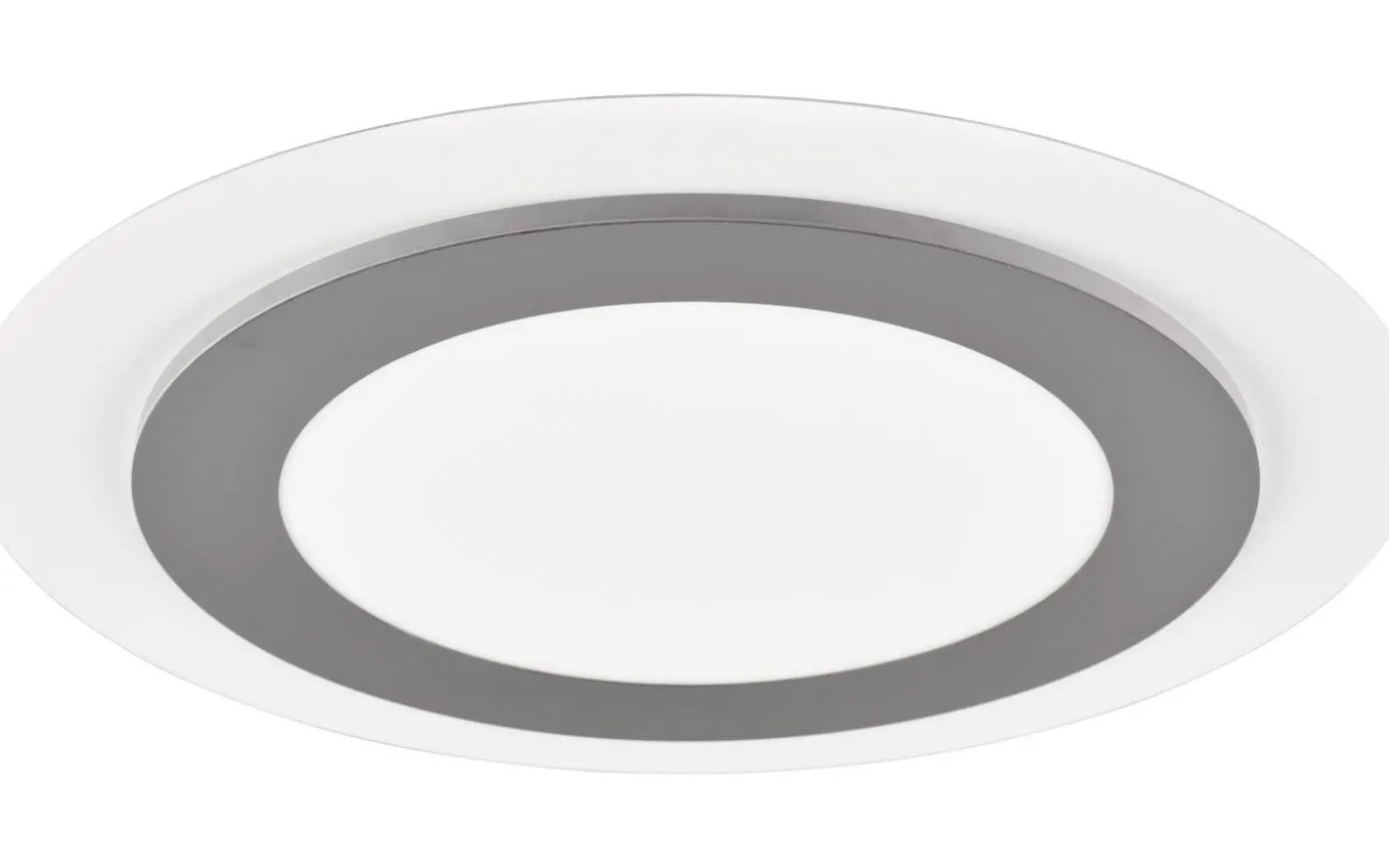 Morgan Plafond LED 45cm vit/borstad stål