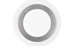 Morgan Plafond LED 45cm vit/borstad stål