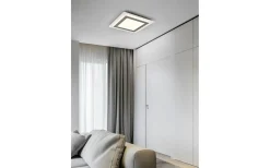 Morgan Plafond LED 45x45cm vit/borstad stål