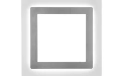 Morgan Plafond LED 45x45cm vit/borstad stål