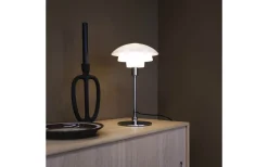 Morph D21 Bordslampa 35cm Opal/Krom