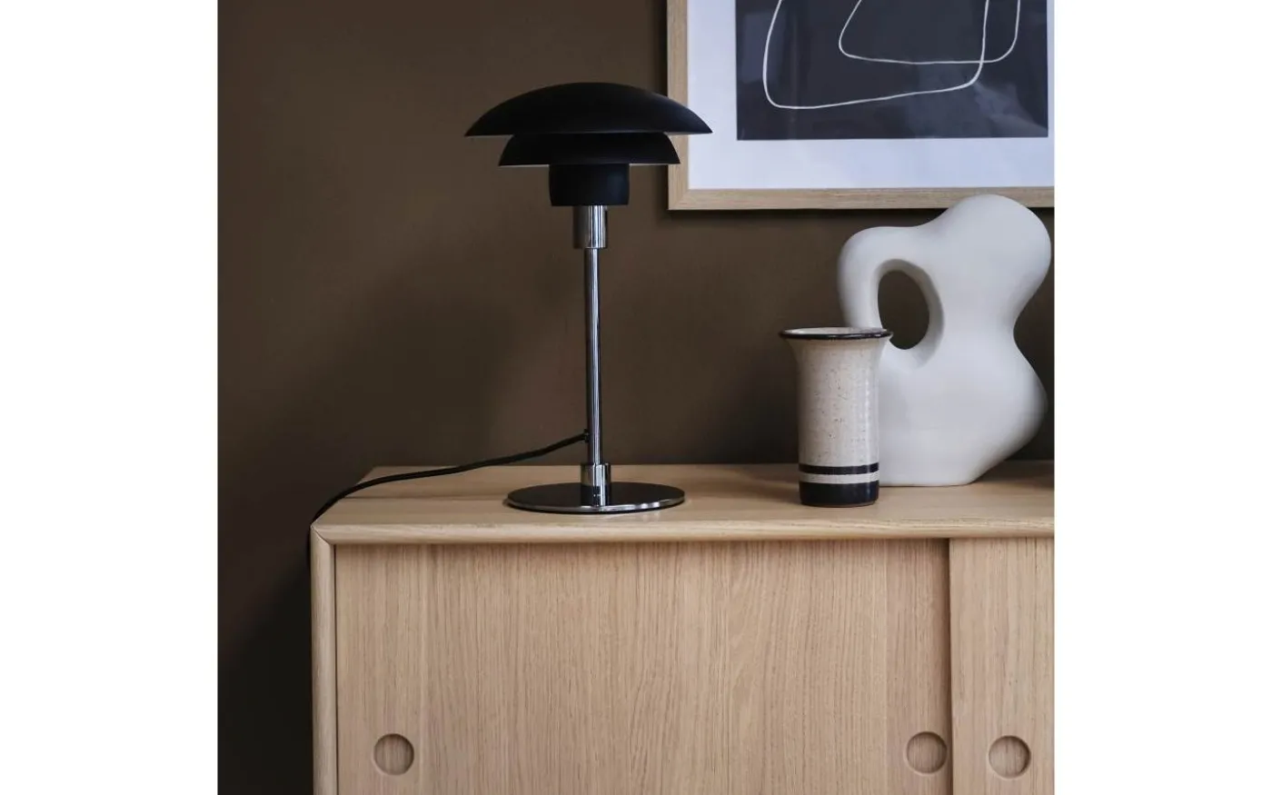 Morph D21 Bordslampa 35cm Svart/Krom