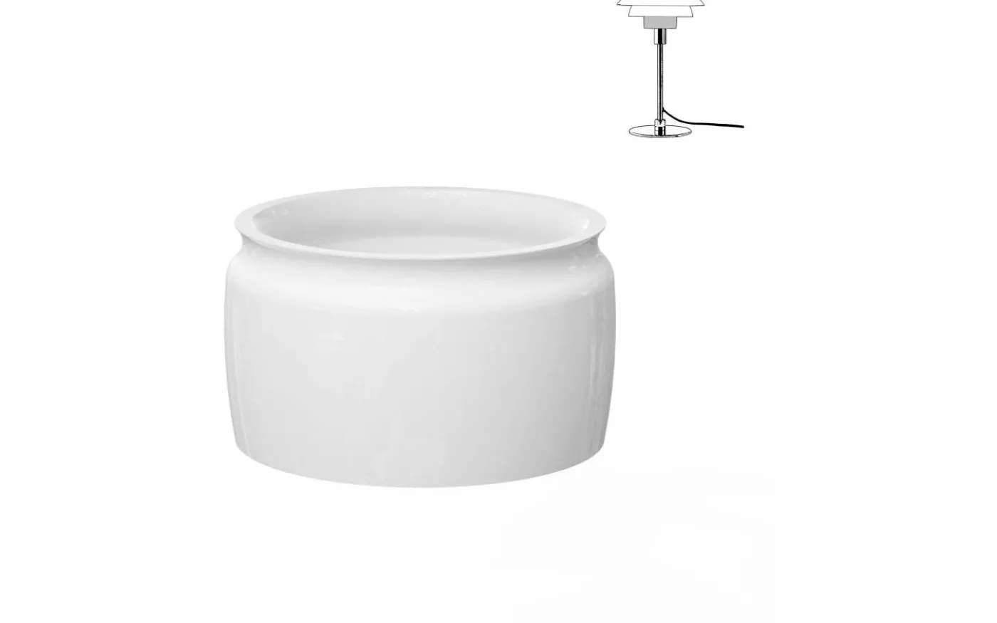 Morph Reservglas Small till Bordslampa