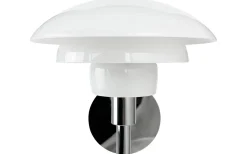 Morph Vägglampa Opal/Krom