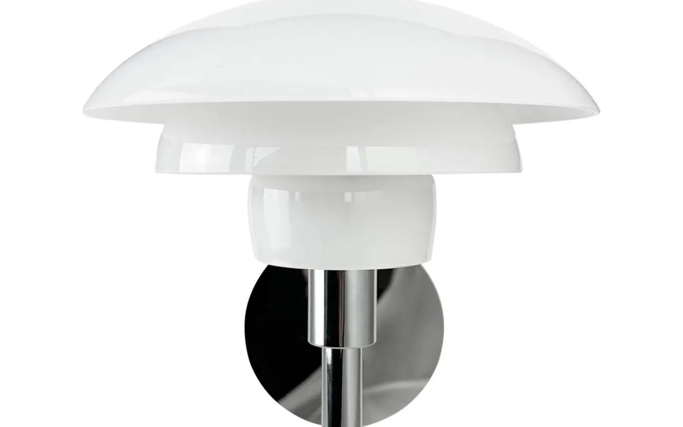 Morph Vägglampa Opal/Krom