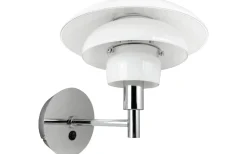 Morph Vägglampa Opal/Krom