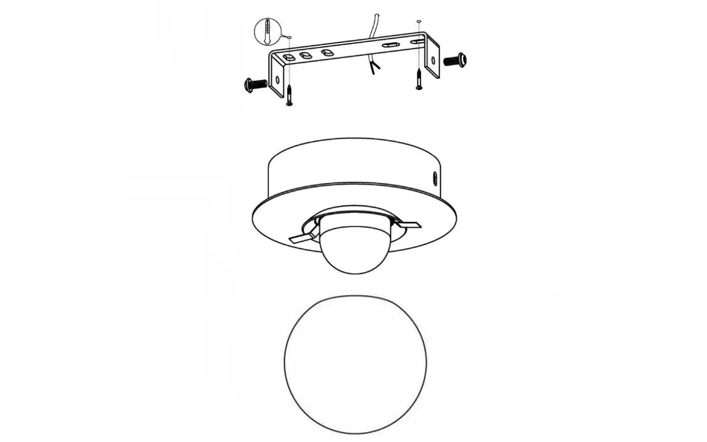 Mosiano Plafond 11cm LED 3000K 3,3W Krom IP44