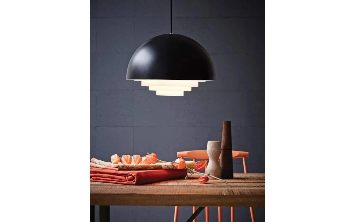 Motown Taklampa 36cm Svart