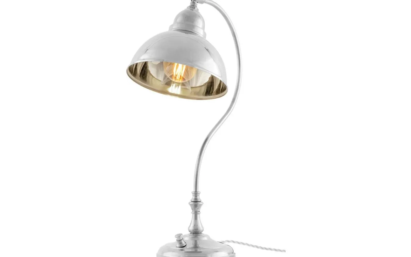 Mässingsskärm 180 - Förnicklad