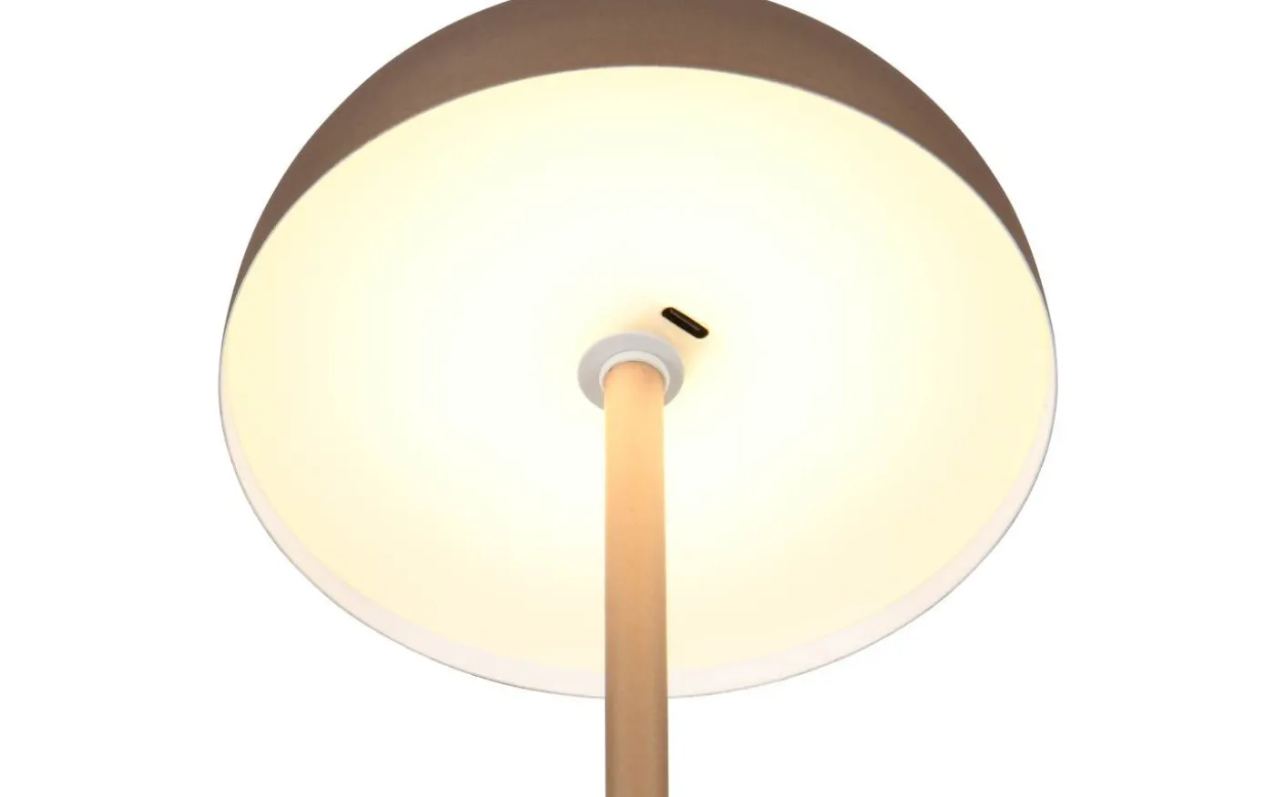 Munoz Bordslampa LED kaffebrun uppladdningsbar