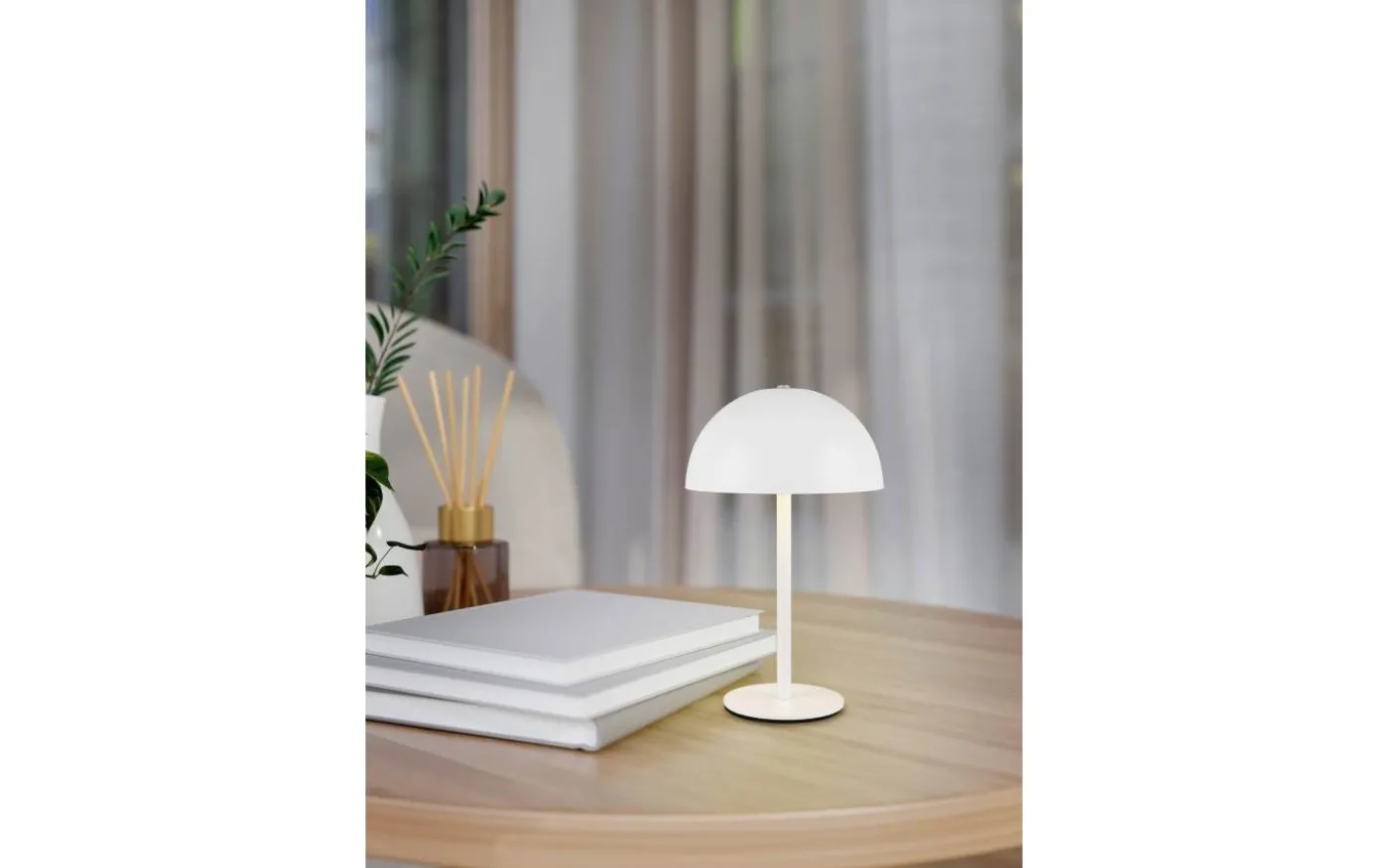 Munoz Bordslampa LED mattvit uppladdningsbar