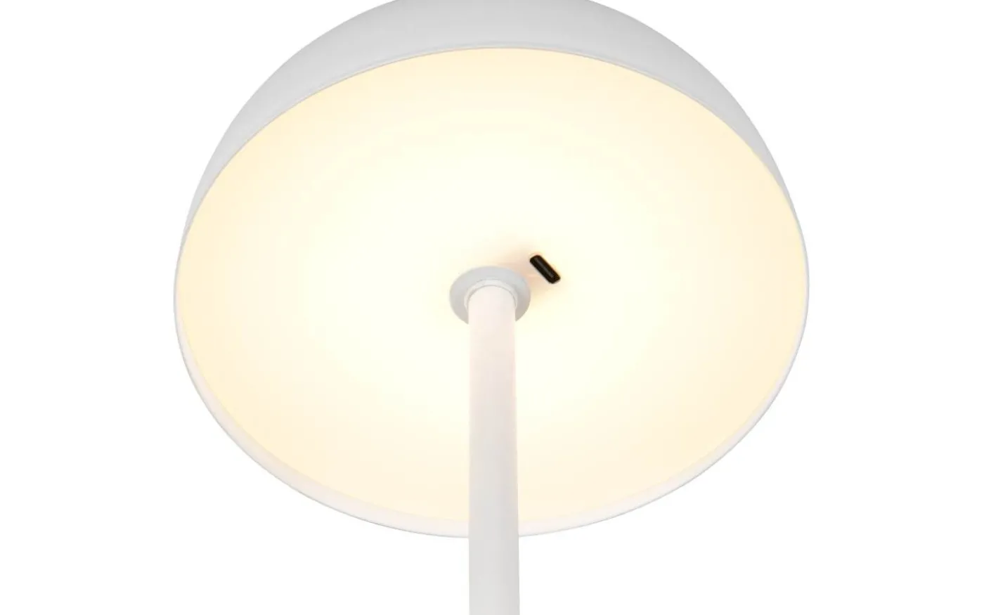 Munoz Bordslampa LED mattvit uppladdningsbar