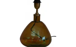 Murano Lampfot 32cm Cognac