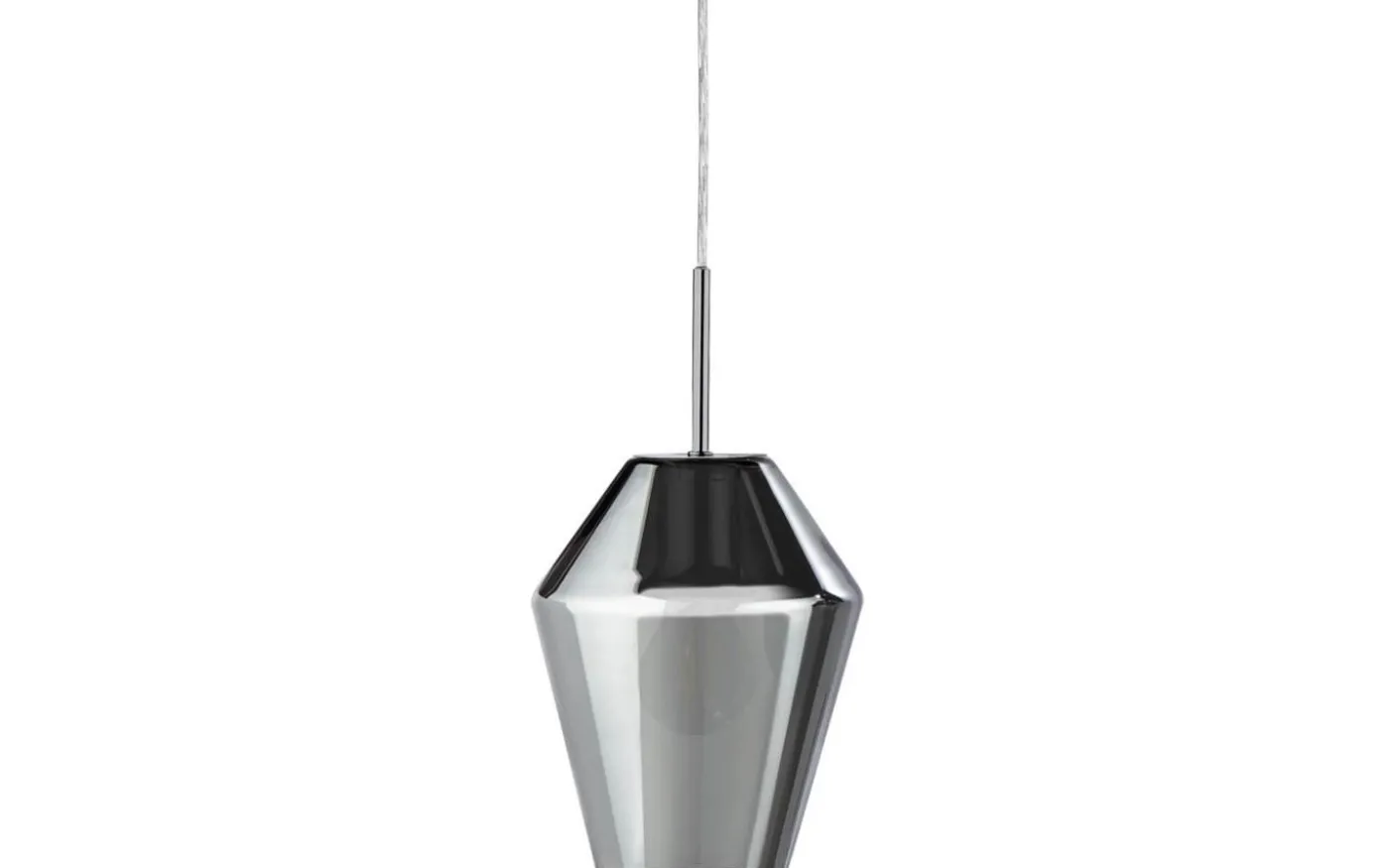 Murmillo Fönsterlampa 17cm Krom/Smoke