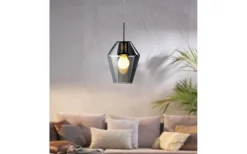 Murmillo Fönsterlampa 17cm Krom/Smoke