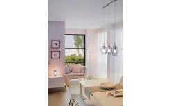 Murmillo Taklampa 77cm Krom/Smoke