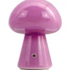 Mushroom Uppladdningsbar Bordslampa 21cm Lila