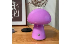 Mushroom Uppladdningsbar Bordslampa 21cm Lila