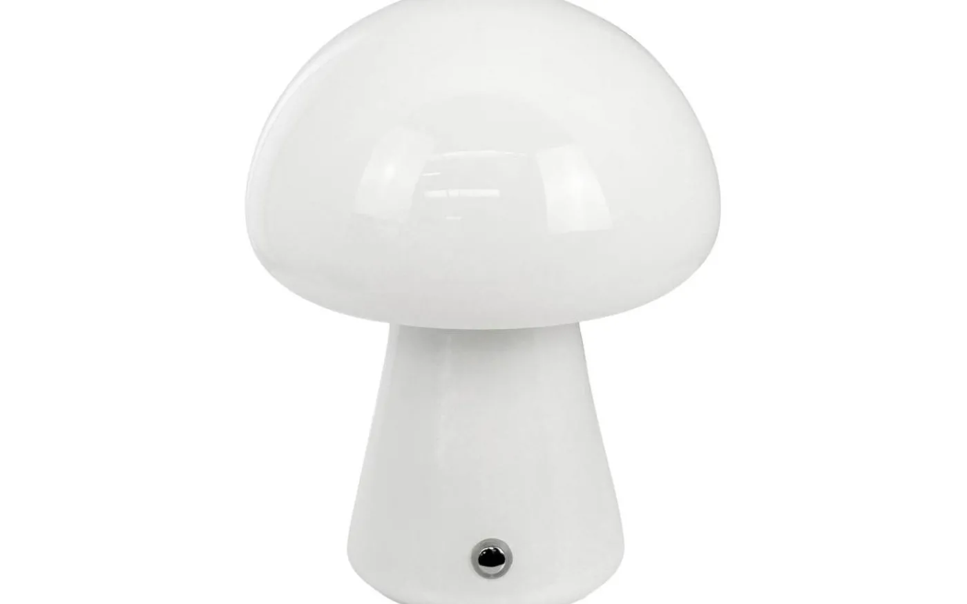 Mushroom Uppladdningsbar Bordslampa 21cm Vit