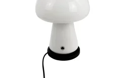 Mushroom Uppladdningsbar Bordslampa 21cm Vit