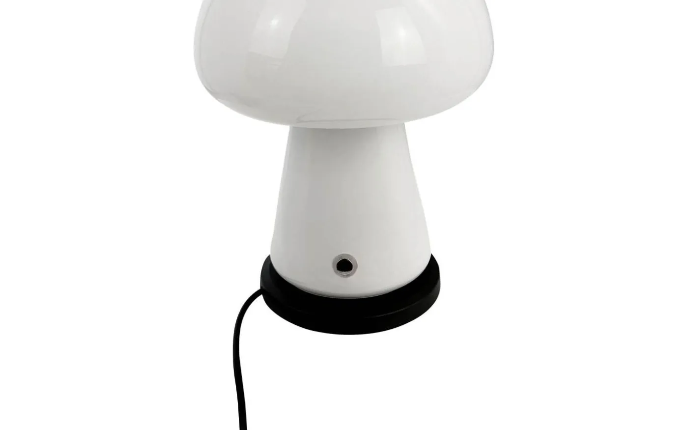Mushroom Uppladdningsbar Bordslampa 21cm Vit