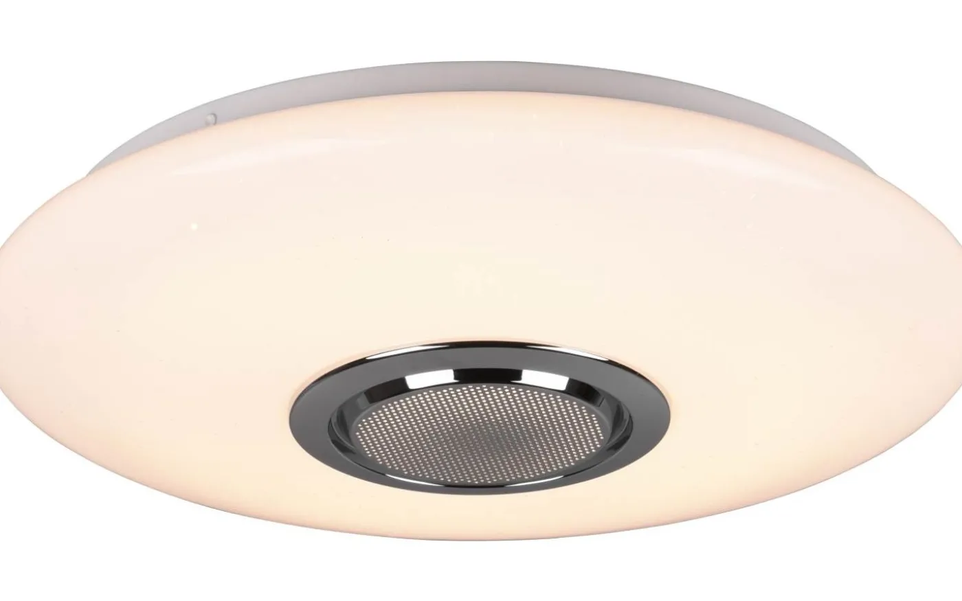 Musica Plafond LED 41cm med Bluetooth-högtalare vitt stjärnljus RGBW