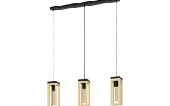 Nafferton Taklampa 80cm Svart/Natur