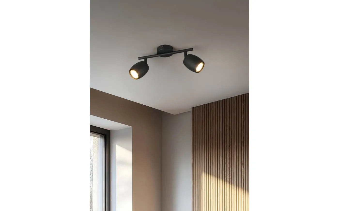 Nancy Spotlight 2-delad GU10 mattsvart