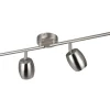 Nancy Spotlight 4-delad GU10 borstad stål