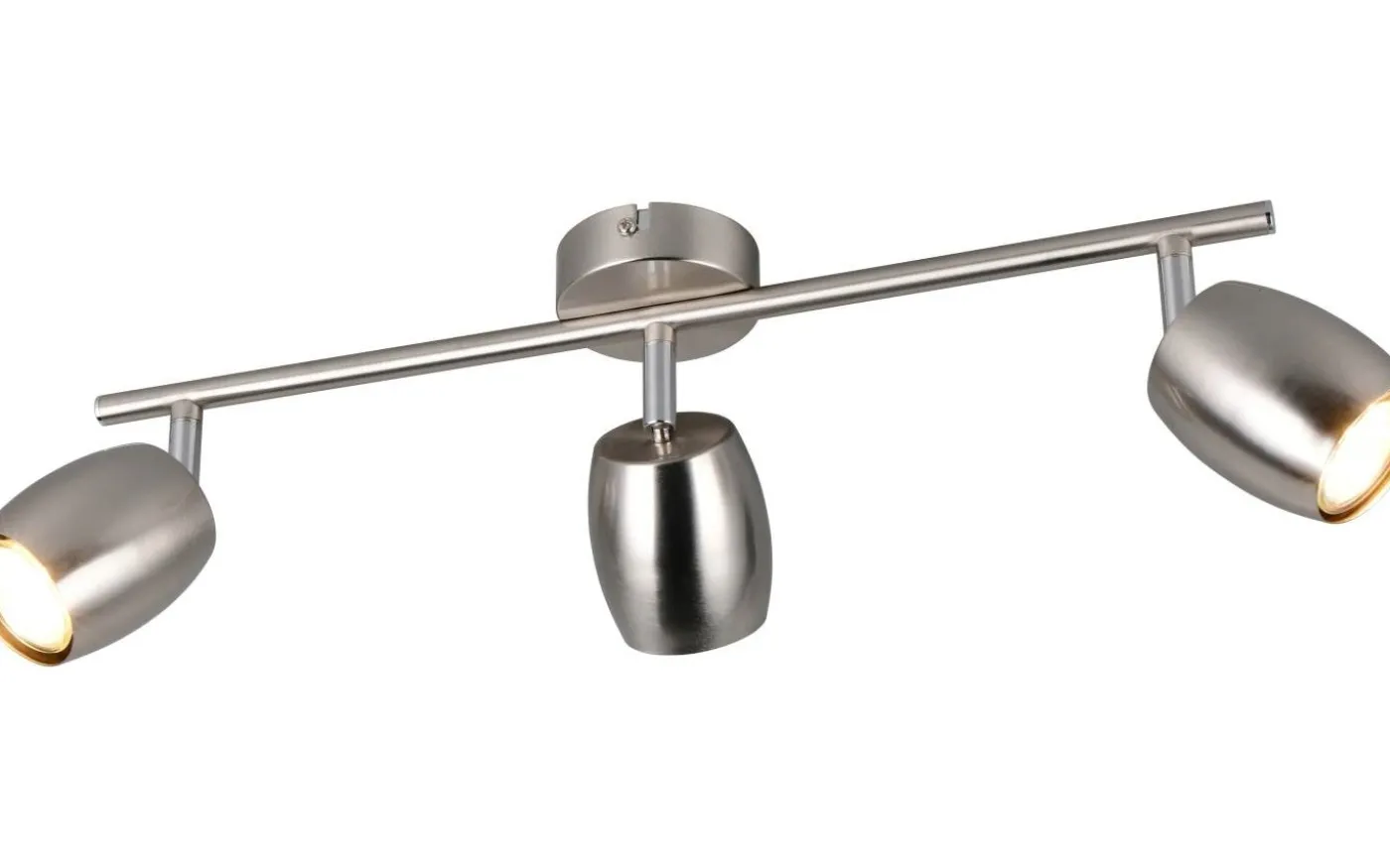 Nancy Spotlight 3-delad GU10 borstad stål