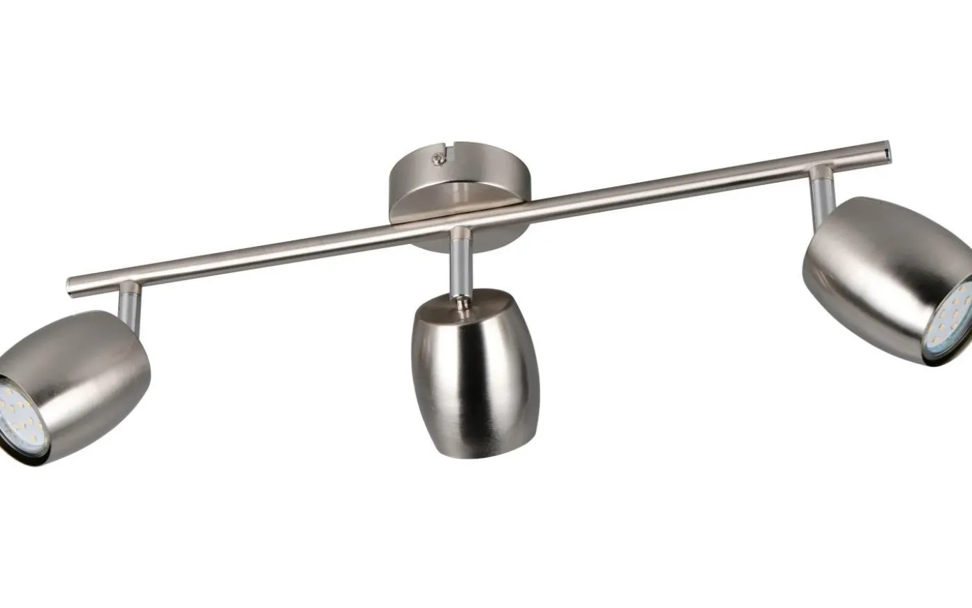 Nancy Spotlight 3-delad GU10 borstad stål
