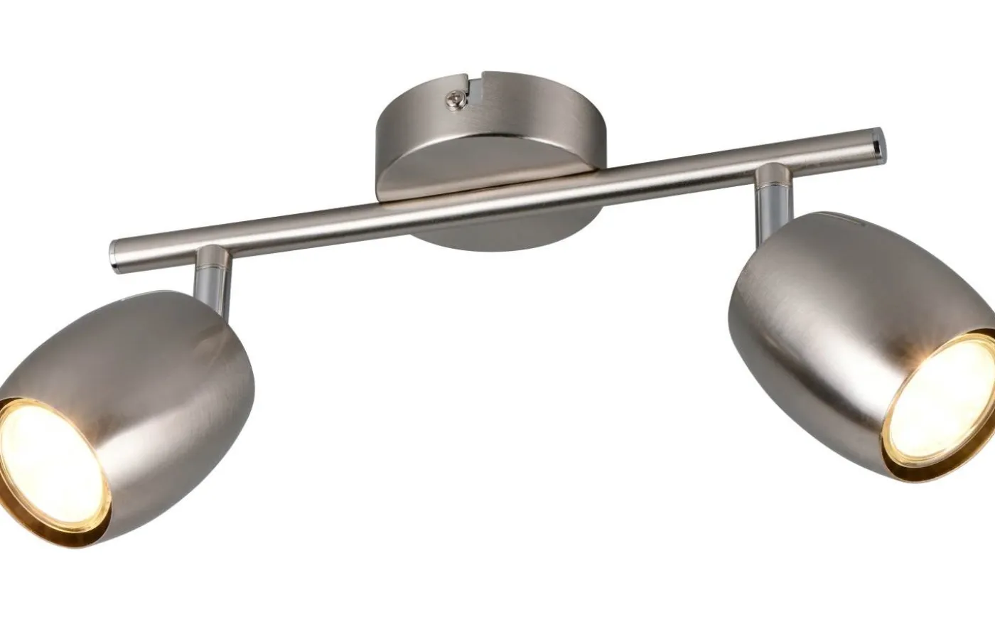 Nancy Spotlight 2-delad GU10 borstad stål