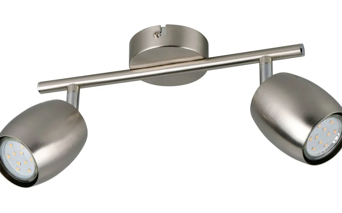 Nancy Spotlight 2-delad GU10 borstad stål