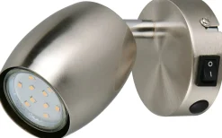 Nancy Spotlight GU10 borstat stål