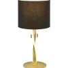 Nandor Bordslampa E27 + LED svart/guld
