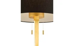 Nandor Golvlampa E27 + LED svart/guld