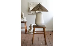 Naomi Lampfot 46cm Vit