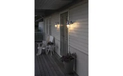 Napoli Vägglykta Galvaniserad Stål IP44