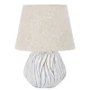 Natural Bordslampa 48cm Vit/Beige