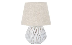 Natural Bordslampa 48cm Vit/Beige