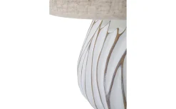 Natural Bordslampa 48cm Vit/Beige