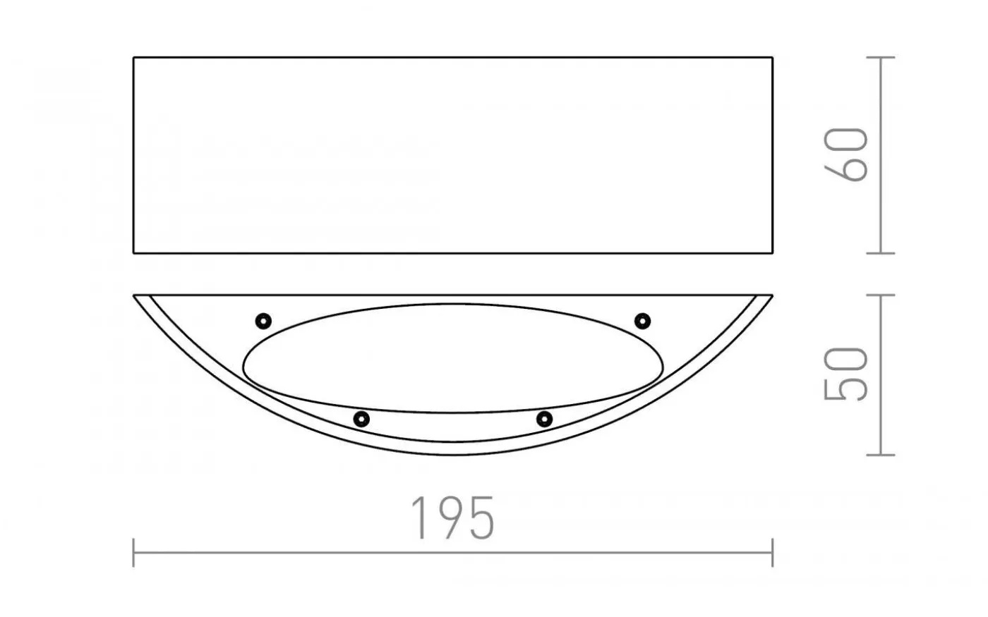 Naxos Vägglampa Borstad Metall LED 6W 3000K