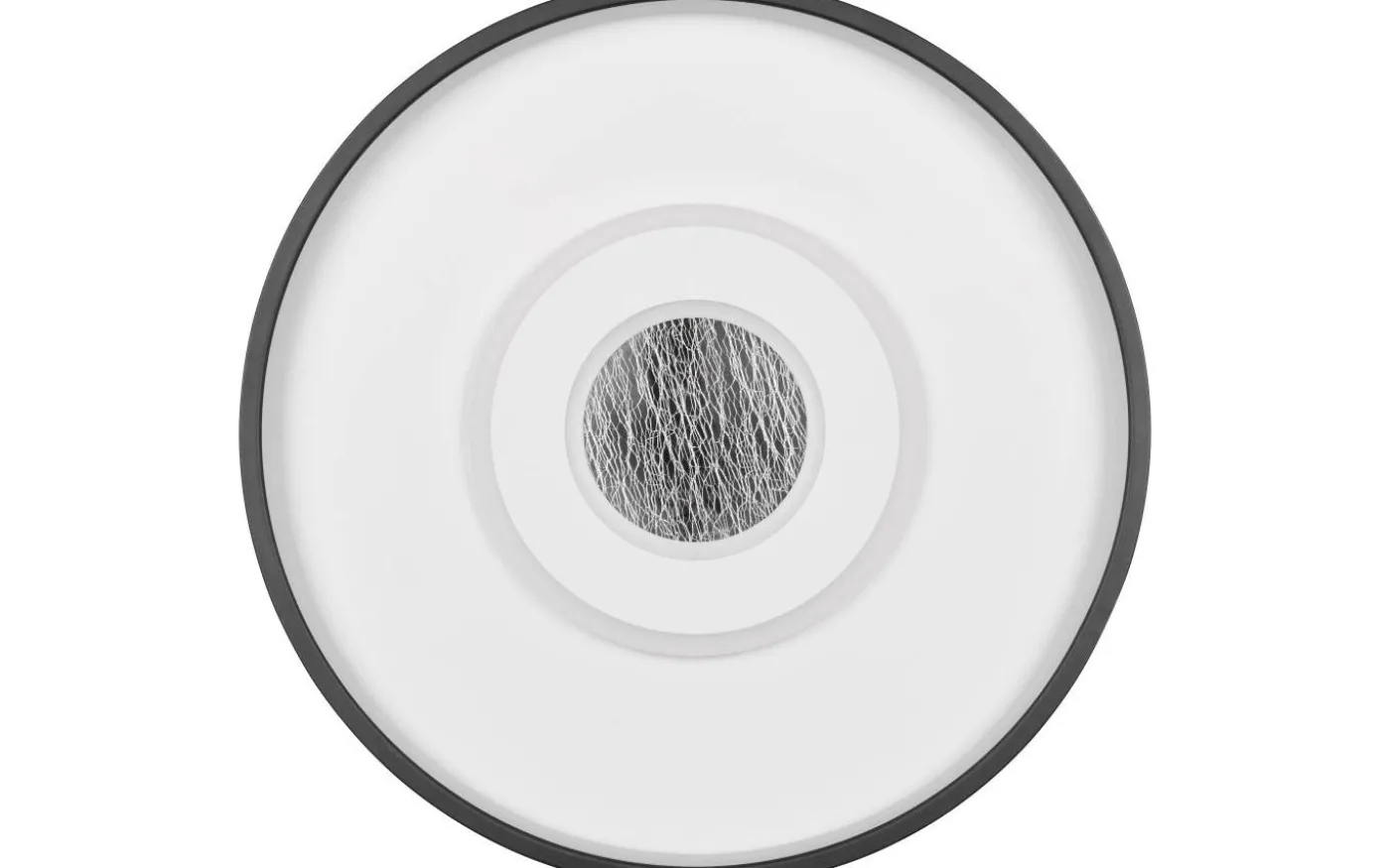 Nazar Plafond LED 40cm mattvit/mattsvart