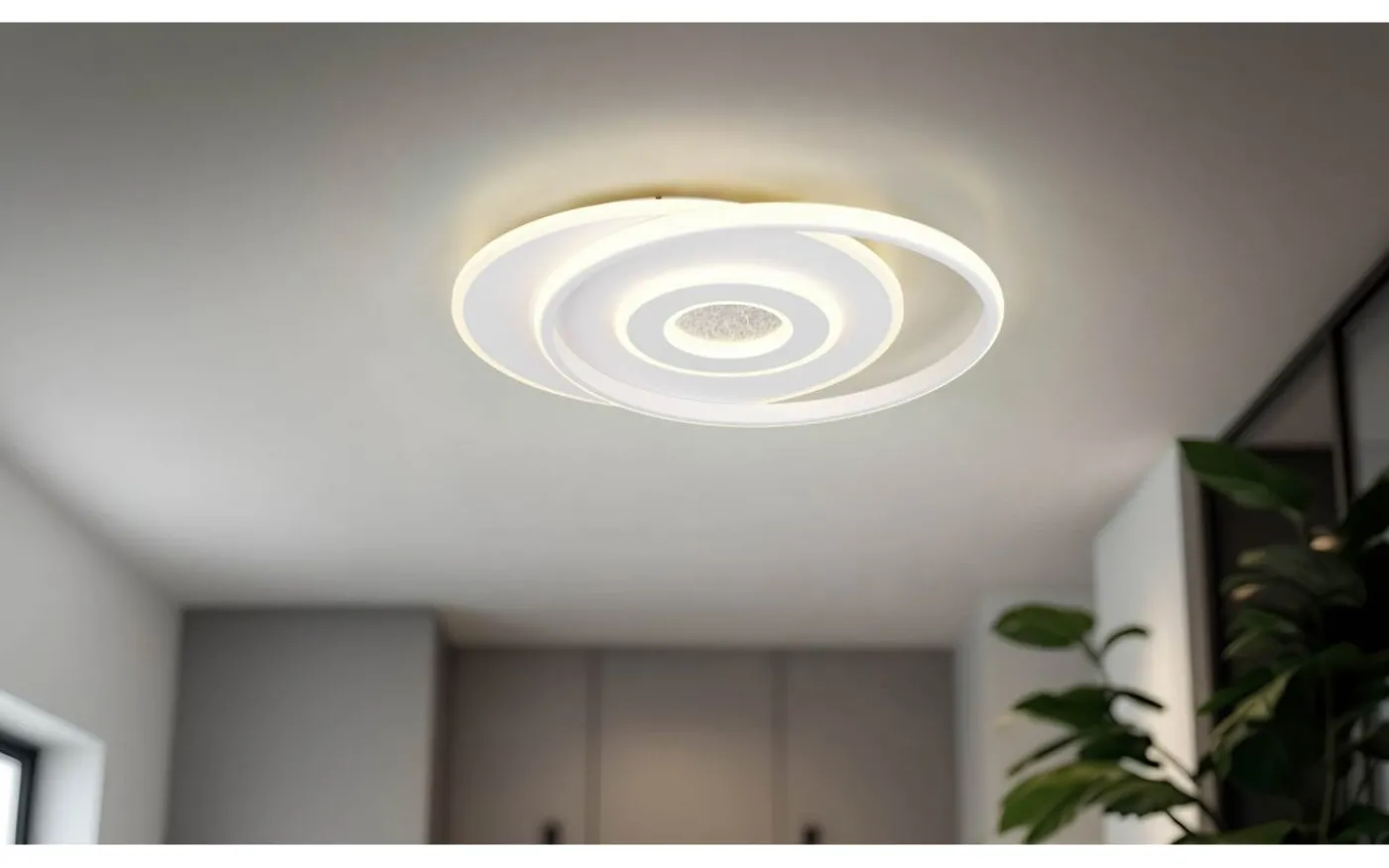 Nazar Plafond LED 48cm mattvit
